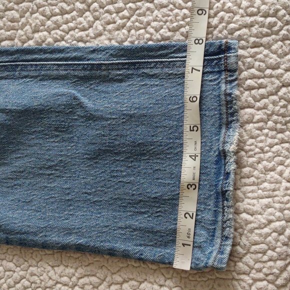 J. Crew 28P Demi Boot Crop Distressed Cotton Tencel Blend Blue Jeans - Picture 4 of 16